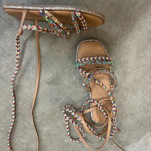Azalea Wang Wrap Sandal